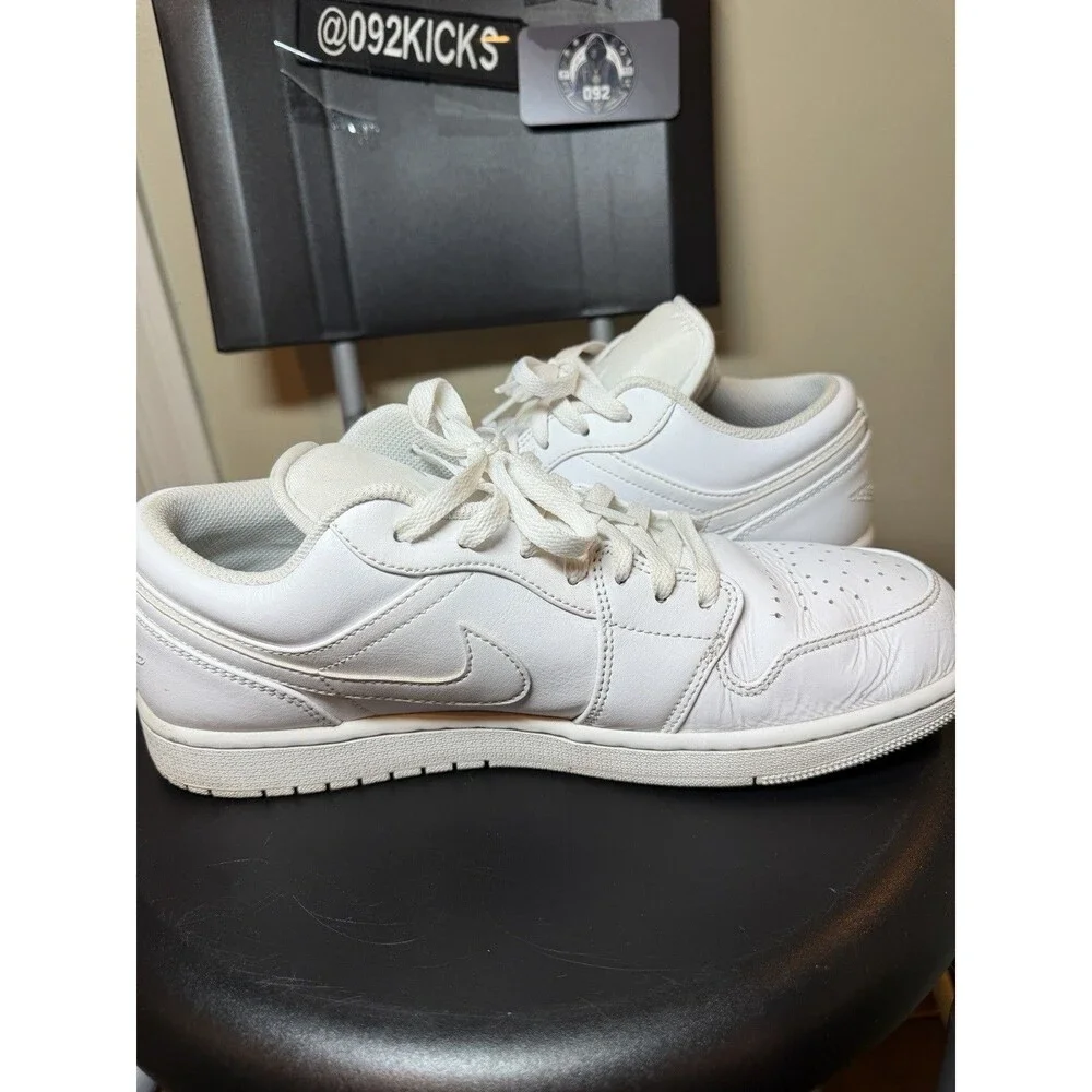 Air Jordan 1 Low Triple White Men’s Size 11 553558-136 2022 Clean No Box